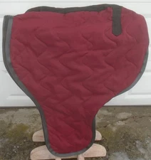Nice QUALITY Heavy Duty Cordura Padded Western Saddle Bag Case Carrier~MAROON
