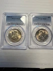US Franklin Halfs 2 1951-s PCGS MS64 - both nice