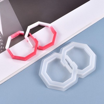  2 Pcs Silikon Förmchen Herstellung Von Ohrringen Und Baumelndem Schmuck Formen