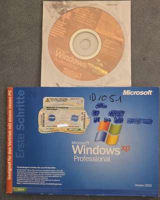 Microsoft Windows XP Professional, Deutsch