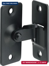 Mini Size 90 Degree Flip Latch Gate Latch, Security Barn Door Lock, Black Stai