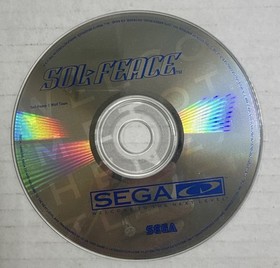 Sol-Feace (1993) Sega CD Disc + Manual Complete in Box