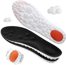 4D Cloud-Soft Comfort Soles for Men - Memory Foam Cushioning Steppers Insoles wi