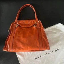 MARC JACOBS Women Bag Rare Orange Leather Shoulder Limited Edition VHTF Popular