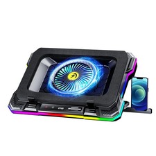 KeiBn Gaming Laptop Cooling Pad, Laptop Cooler with 5.5inch Cooling Fan, Rapi...