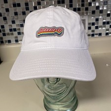 NEW Johnnie-O Hat Rainbow Logo Adjustable Cap White Baseball Hat
