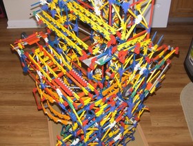 K'nex Ionization Ball Factory Machine 4,500 Pieces COMPLETE SET W Battery Motor