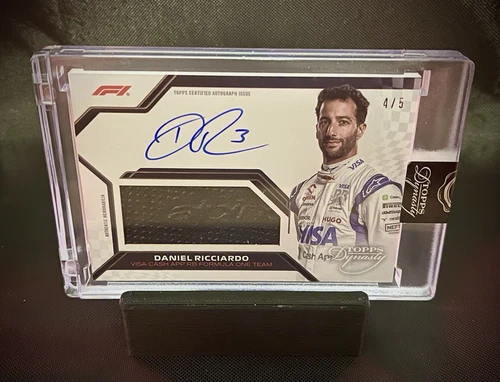 2024 Topps Dynasty F1 Daniel Ricciardo Alpine Stars Glove Relic Autograph 4/5
