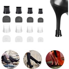 High Heel Protectors 8 Pairs Heel Caps Covers Stoppers for Wedding Outdoor Grass