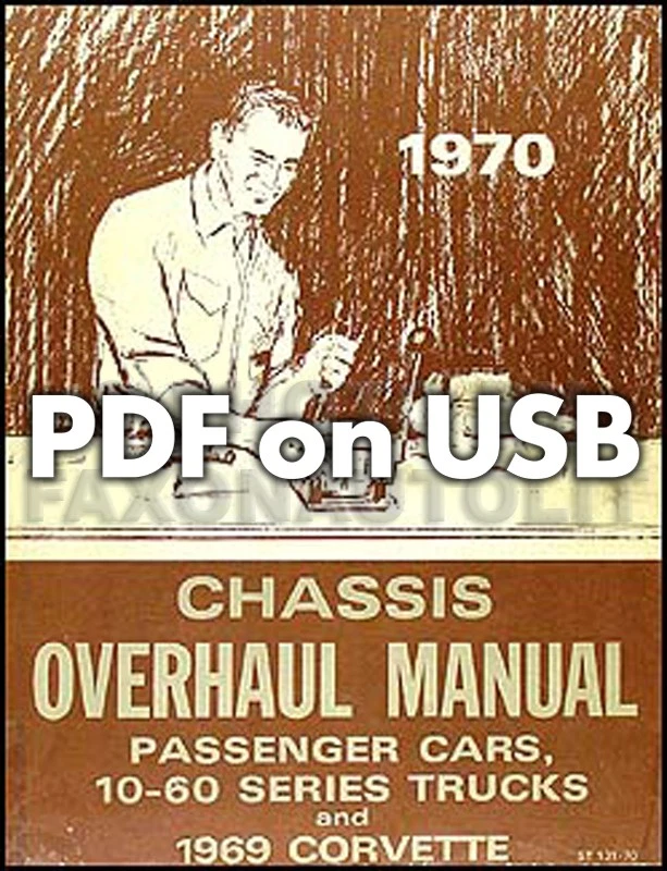 Chevrolet Truck 1970 manual de servicio conjunto PDF en USB camioneta Blazer revisión de tienda Foto 2 de 4