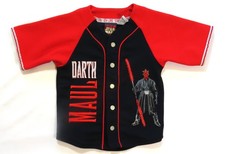 Star Wars Vintage Kids Jersey 2000's Darth Maul Headquarters 6/7 Sith Lord