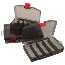 3 Pcs Small Fishing Lure Boxes Compact Gear Storage Containers for