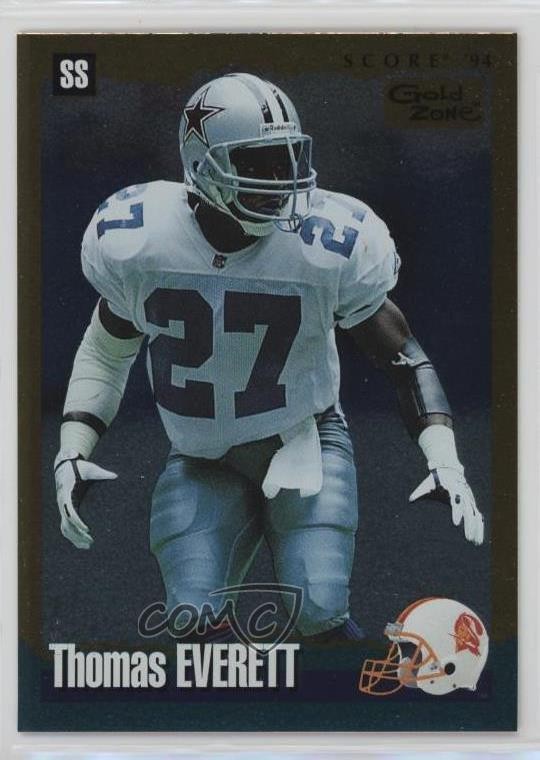 1994 Score Gold Zone Thomas Everett #215 1b3b