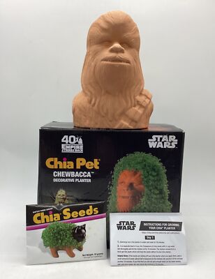 Star Wars CHEWBACCA 40th The Empire Strikes Back Chia Pet Decorative Planter 