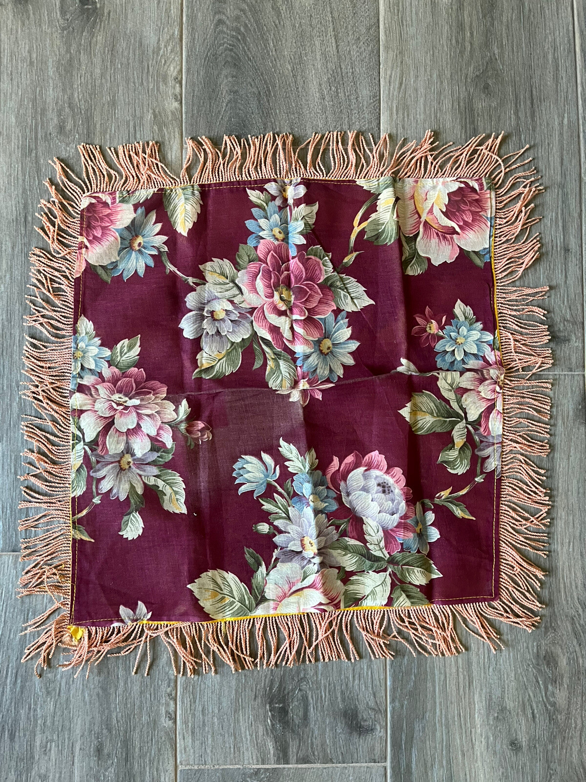 3 VINTAGE SOUVENIR PILLOW COVERS Hawaii Mother/Dad US Army Air