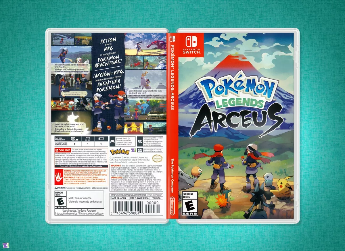 Pokémon Shield Cover Art & Replacement Case for Nintendo 