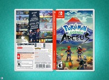 Pok mon Legends: Arceus COVER ART: Replacement Insert  Case for Nintendo Switch