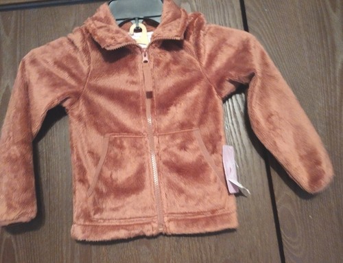 Tommy Bahama Brown Fleece Full Zip Child's Jacket Size 4 - Picture 2 of 8