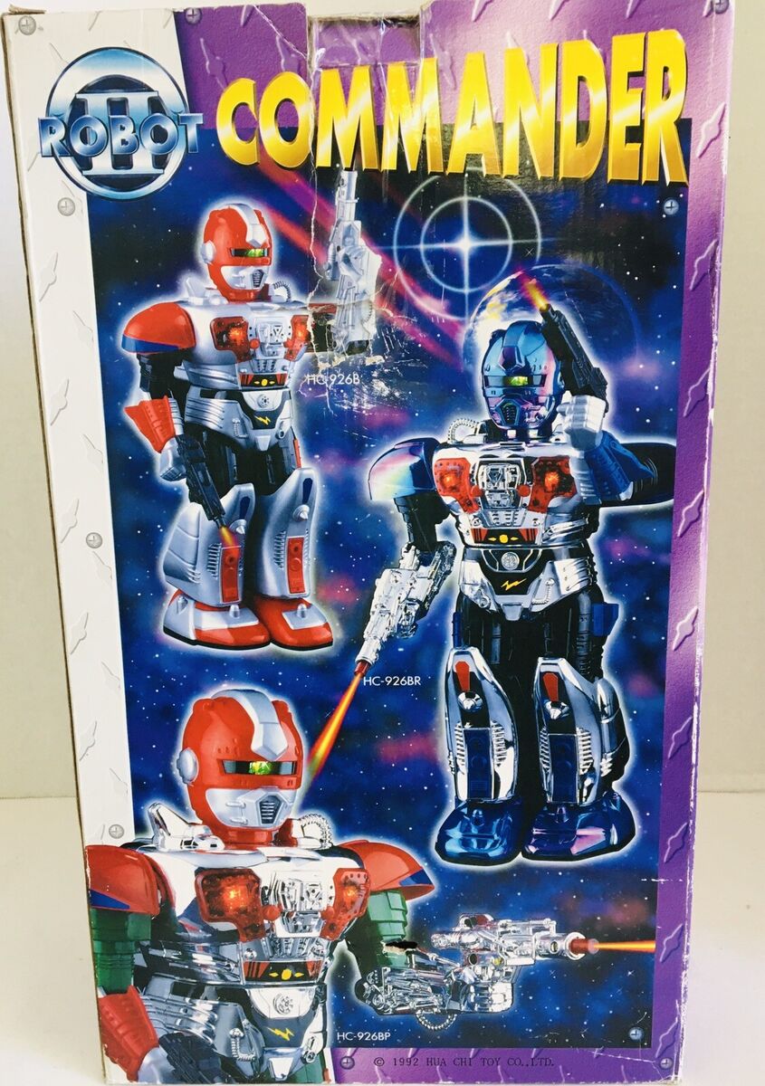 Vintage 1992 Robot II Commander Walks Talks My Name is Zadak Vintage 1992 Robot II Commander Walks Talks My Name is Zadak