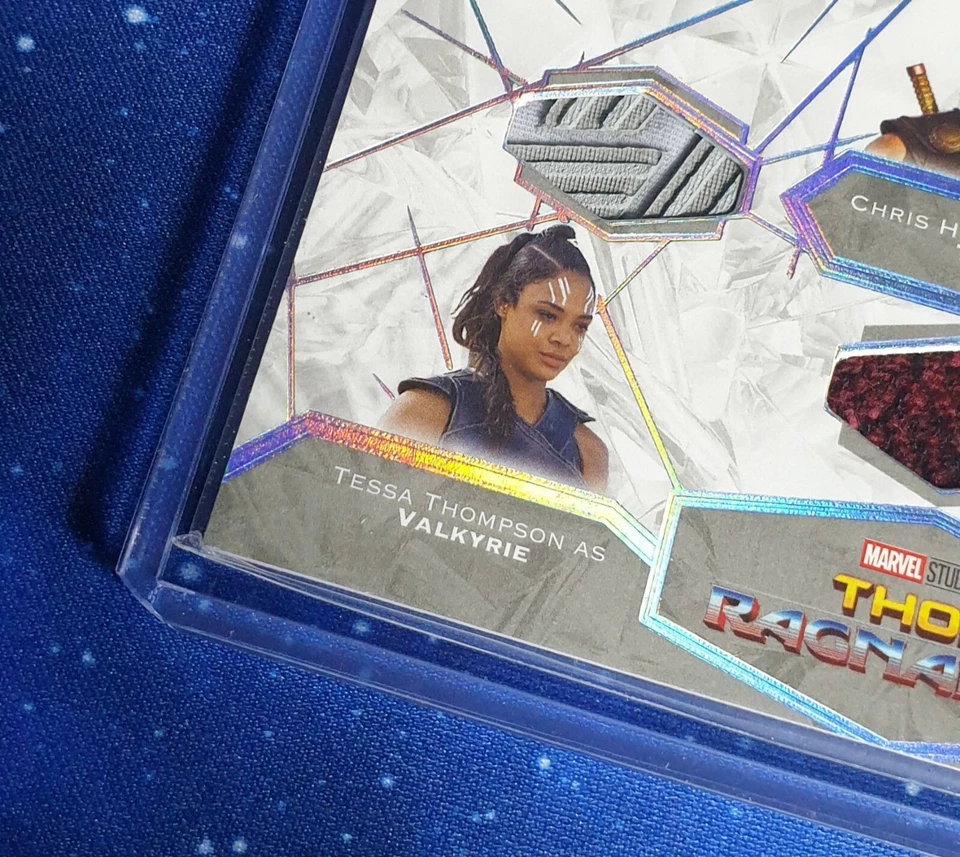 Thor, Valkyrie, Loki Marvel Black Diamond  Triple Shards Relic Card DS3-RAG - Image 3 of 4