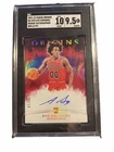 2021Panini Origins Ayo Dosunmu Rookie Autographed Red 67/99 Mint !! ON CARD AUTO