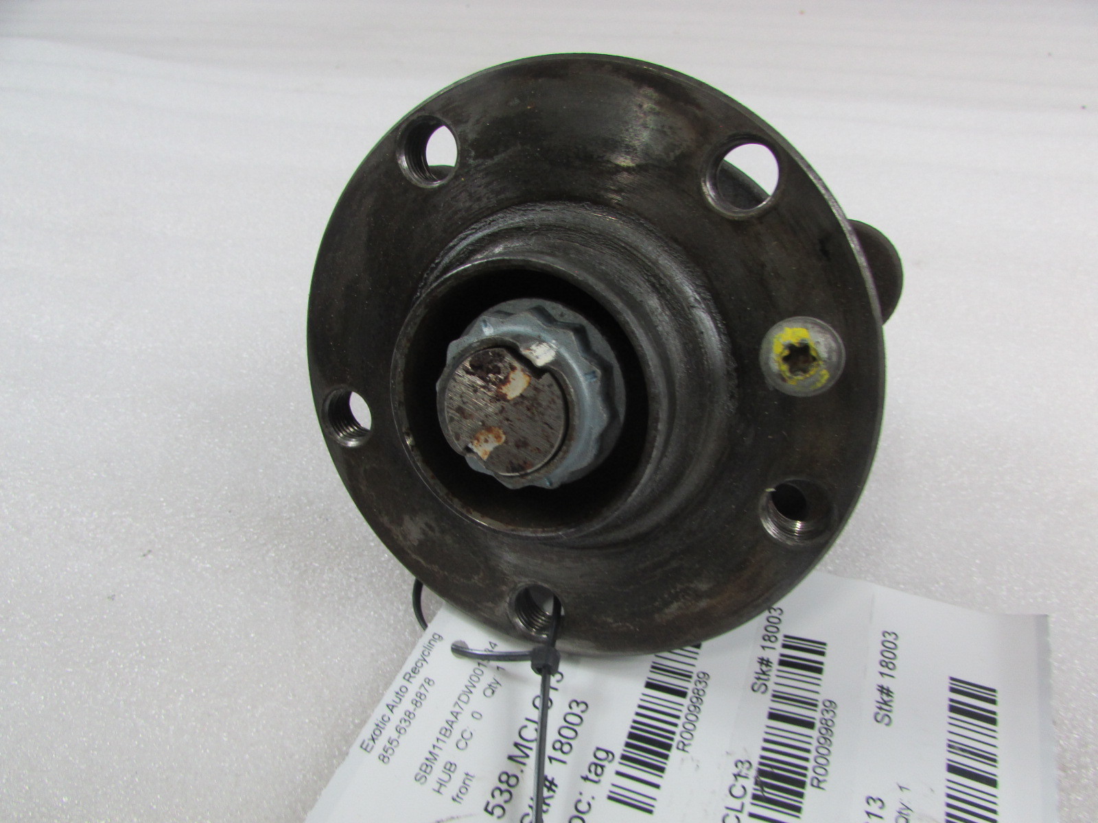 McLaren MP4-12C, Front Hub, Used