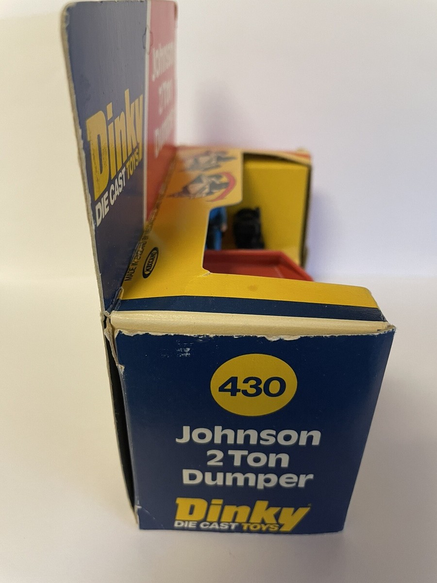 DINKY TOYS JOHNSON 2 Ton Dumper Truck with DRIVER - No. 430 - NOS