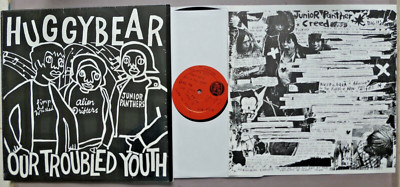 Bikini Kill - Yeah Yeah Yeah Yeah & Huggy Bear - Our Troubled Youth Split-LP TOP