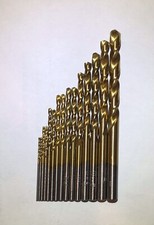 Erbauer HSS Drill Bit Selection 15 Pieces! Metal Wood Plastic. New