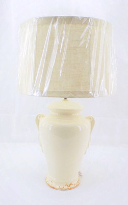 Fangio Collection Night Table Lamp w/ Textured Softback Shade