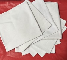 HANDKERCHIEFS PANUELO POCKET SQUARES MEN HOMBRE WHITE COTTON 18PK 16x16