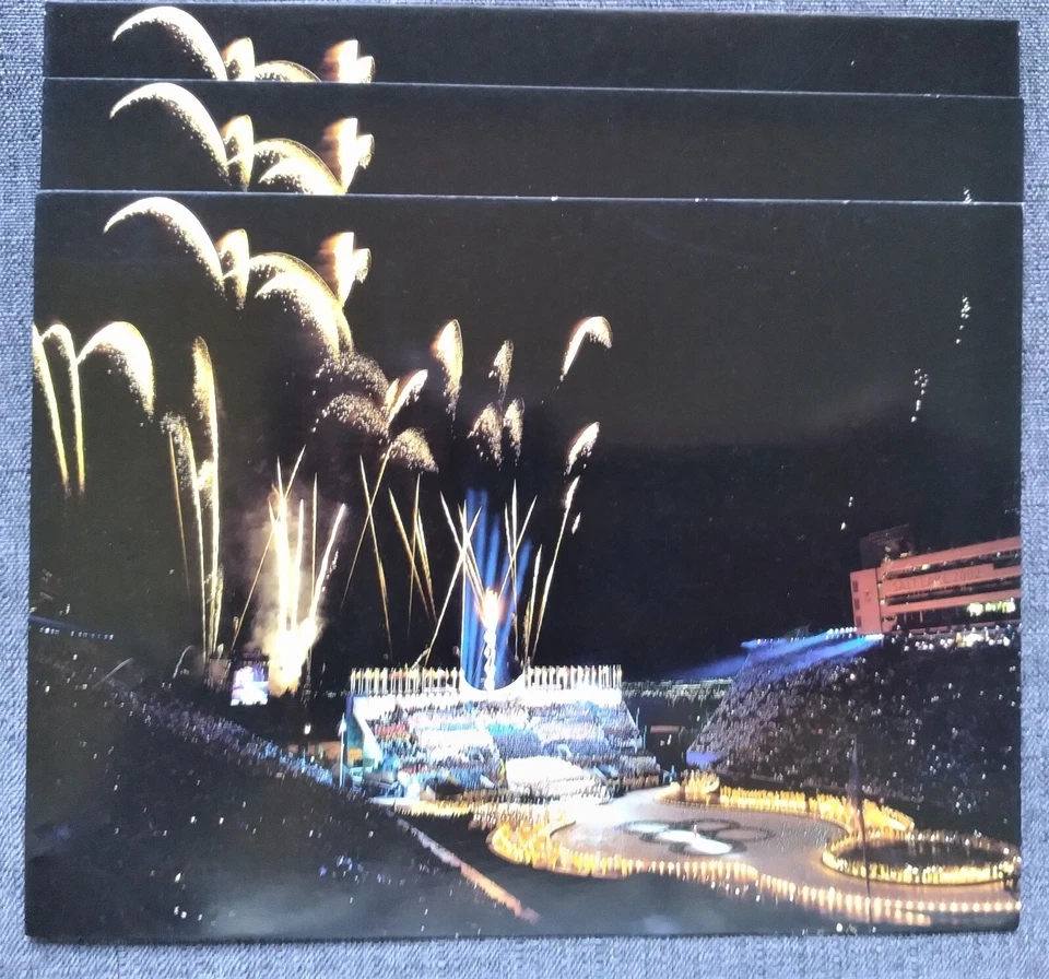 2002 Salt Lake Olympic Souvenirs Lot -  Calendars, CBC Pin, Stickers, Post Cards - Image 3 of 4