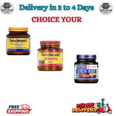 Fleischmann's Classic Bread Machine Instant Yeast, 4 oz (Free Shipping)
