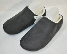 Old Navy Slippers Size Medium 8-9 Dark Gray Fleece Lined Men's