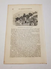 Wife of Sevajee Preparing for the Suttee India c. 1851 Engraving