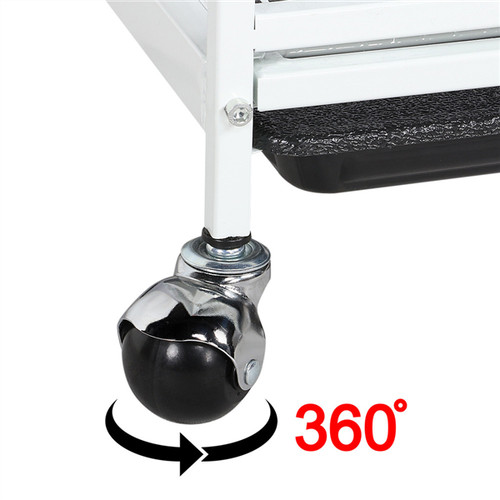 Jaula para Hamster Hurón Jaulas Conejo Cobaya con Pie con 3 Plataformas 131cm - Imagen 8 de 12