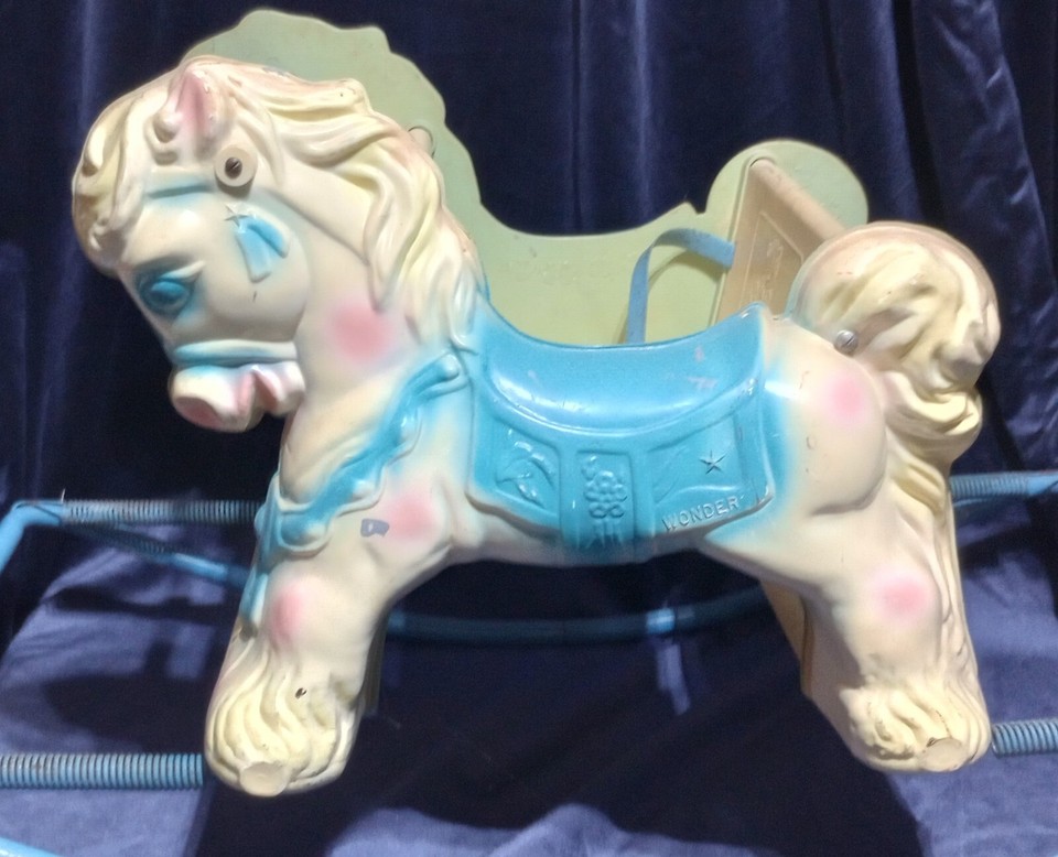 Vintage 1950s Wonder Horse Shoo-Fly Childs Riding Bouncing Rocking ...