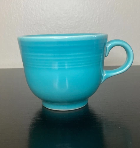 Vintage Fiestaware Homer Laughlin China - Turquoise Coffee Cup/Mug