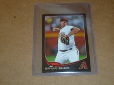 2013 Topps MINI BLACK Parallel Bryan Shaw Arizona Diamondbacks  #2/5 VERY RARE