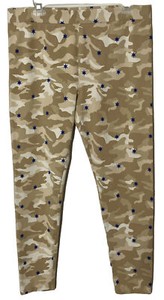 STYLE & CO. Women's Ponte-Knit Legging Capris BEIGE/TAN/BLUE W/STARS Size XL