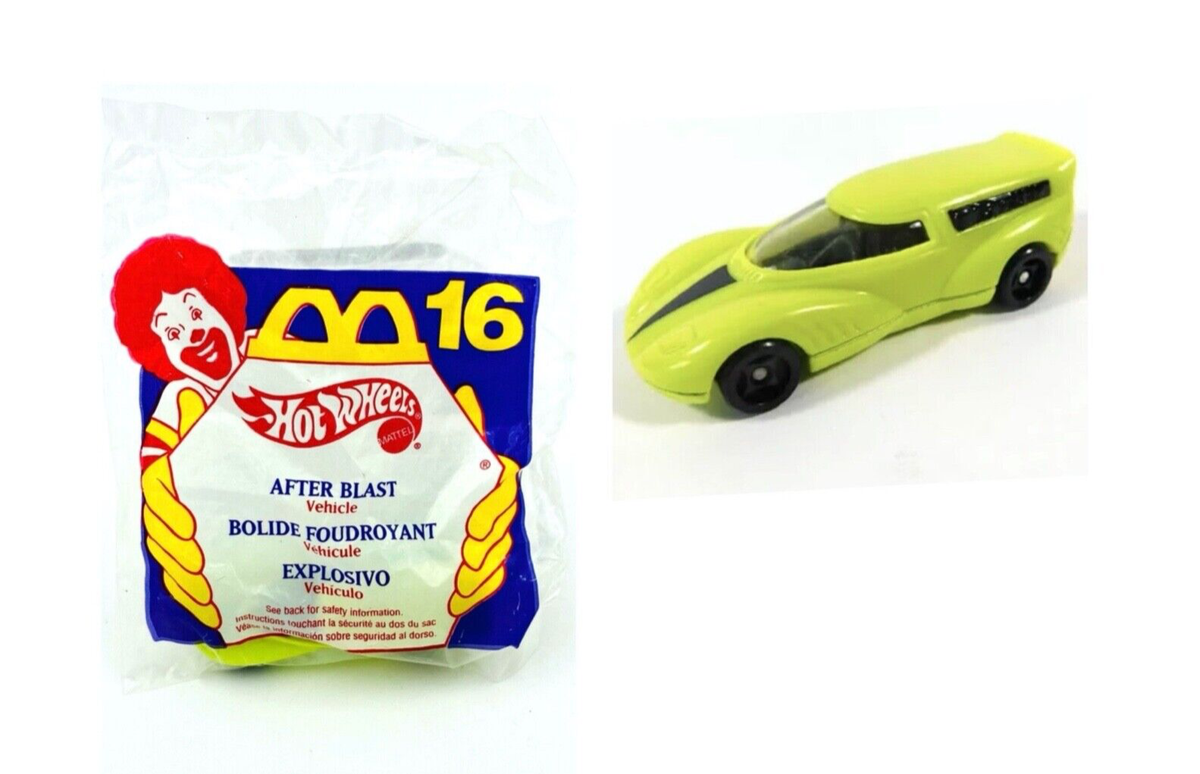 1994 McDonalds Hot Wheels After Blast Neon Green Vehicle Toy! #16