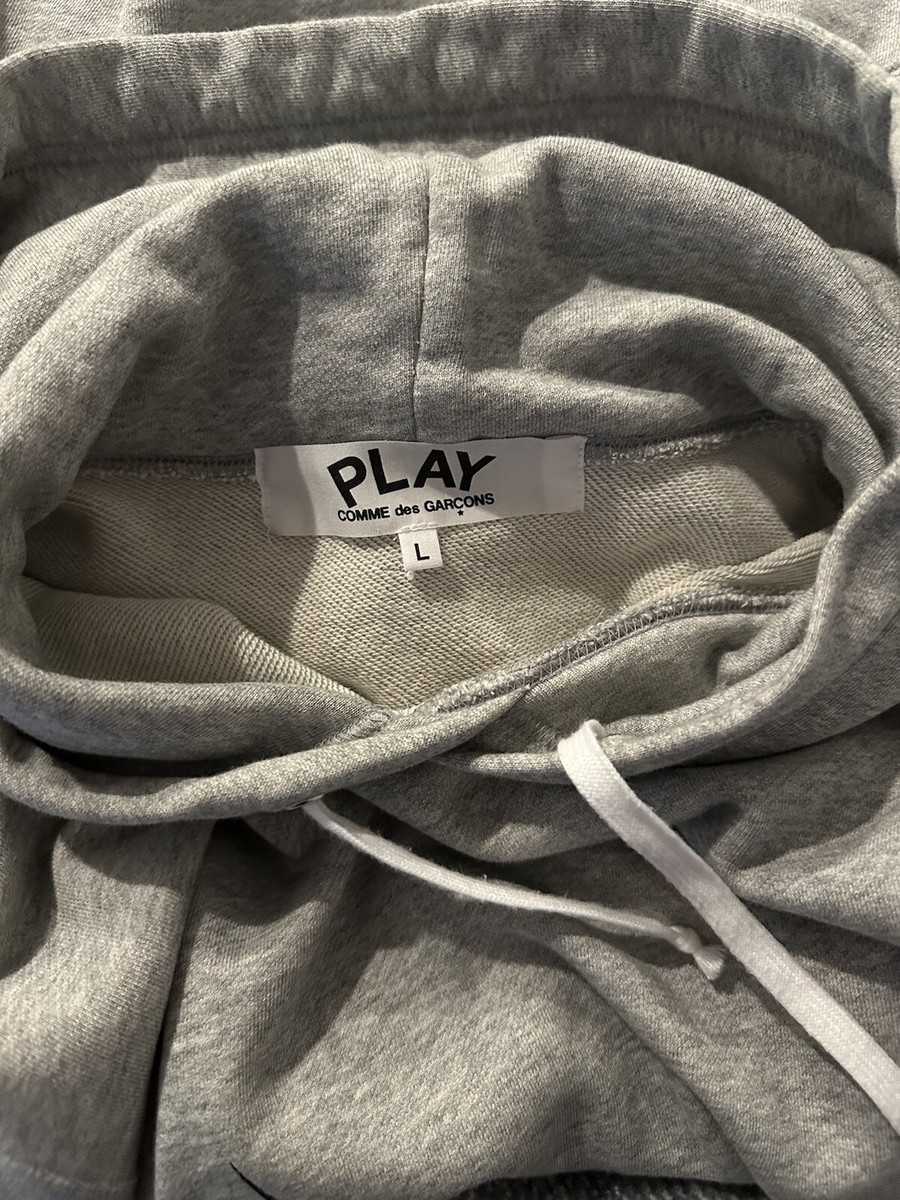 Nike x PLAY Hoodie Grey Comme des Garçons Play Large LIMITED