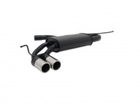 Novus Sportauspuff +Abe 2X76Mm Gerade Stahl FüR VW Golf 5 V-1K, Golf 5 V Plus