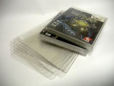 10 Clear Blu-Ray PS3 PS4 XBox One Game Case Protectors - Custom Fit - Acid-Free