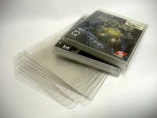 10 Clear Blu-Ray PS3 PS4 XBox One Game Case Protectors - Custom Fit - Acid-Free!