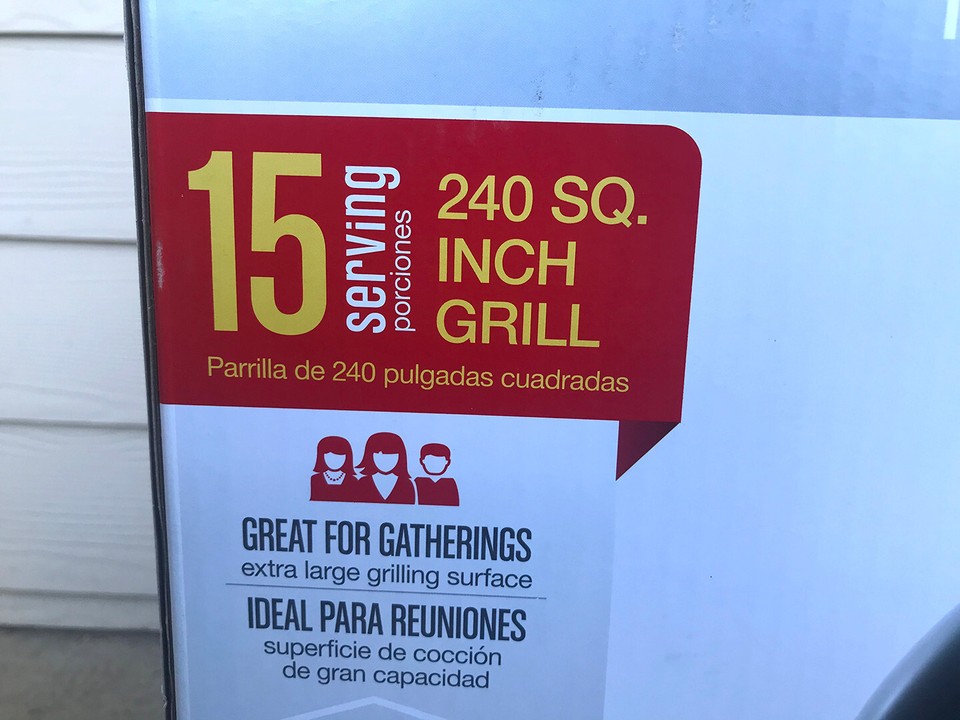 Foreman GIO2000BK Indoor/Outdoor Electric Grill, 15Serving