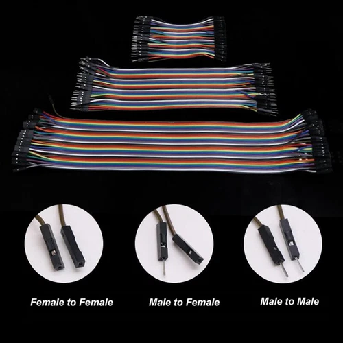 40P Dupont Cables Jumper Wire Cable Ribbon GPIO Breadboard cable M-F, M-M, F-F