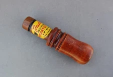 Faulks Predator Call P-60A Lake Charles LA Wood no reed For Repair/ Part Hunting