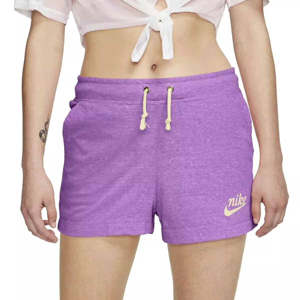 Nike Sportswear Gym Vintage Shorts NSW Soft Cozy Cotton Purple