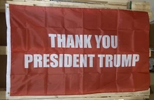 Thank You Pres Donald Trump Flag FREE SHIP Save America Republican USA Sign 3x5’